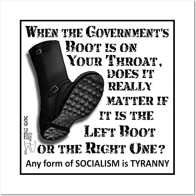 GOVERNMENT BOOT of TYRANNY Wall Art by Paul Snover (The MAD Cartoonist)